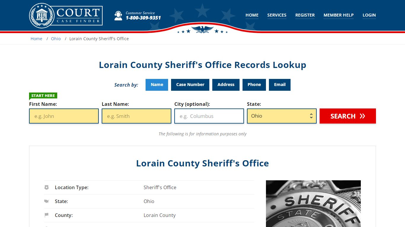 Lorain County Sheriff's Office | Elyria, OH Public Records